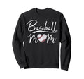Baseball Mom Mama Happy Mothers Sweatshirt - Fun Novelty Design Men Women - T-Shirt, Sweatshirt, Hoodie