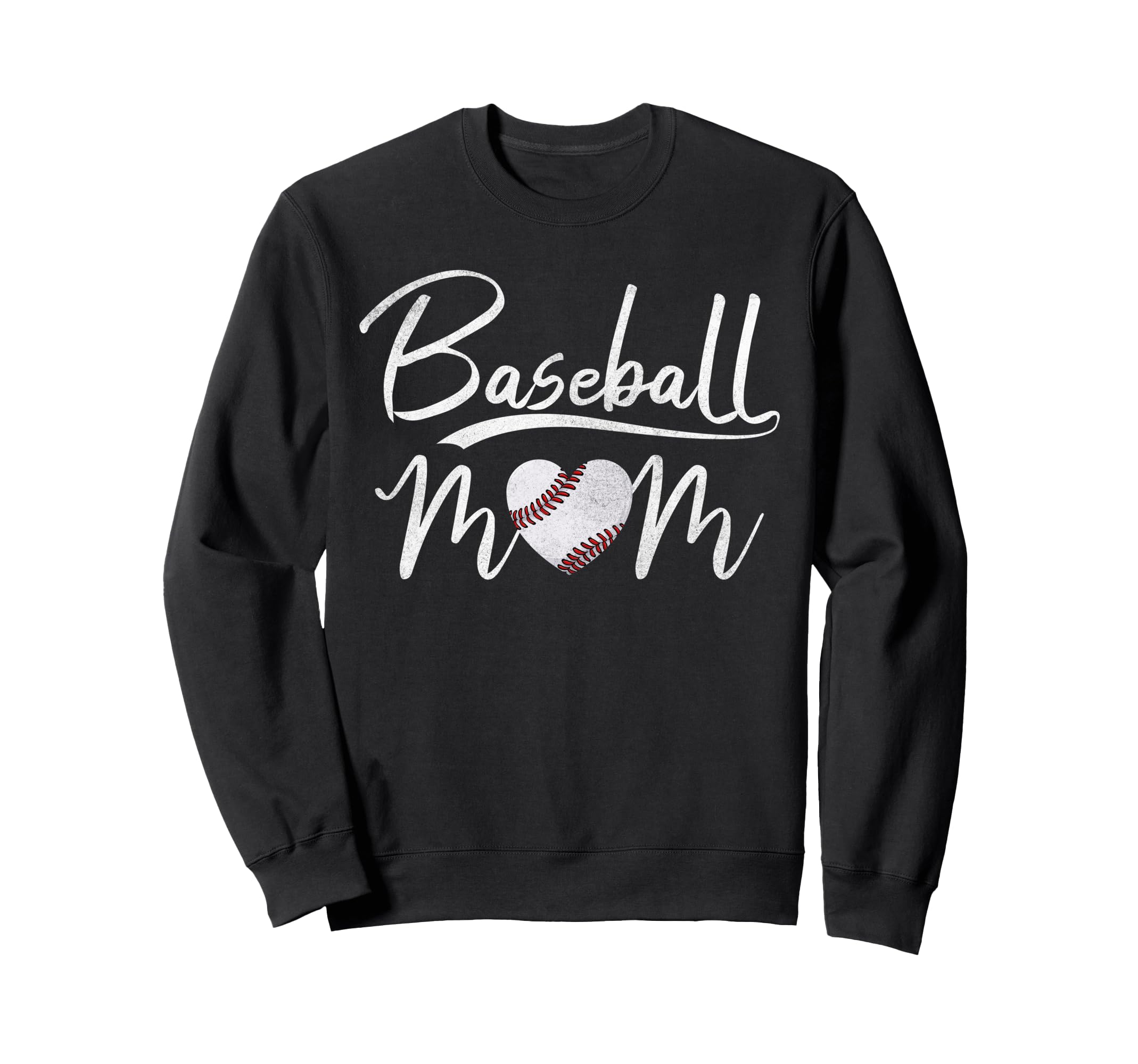 Baseball Mom Mama Happy Mothers Sweatshirt - Fun Novelty Design Men Women - T-Shirt, Sweatshirt, Hoodie