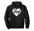 Baseball Mimi Heart Mothers Day Mom Hoodie - Custom Art Print for Adults - T-Shirt, Sweatshirt, Hoodie