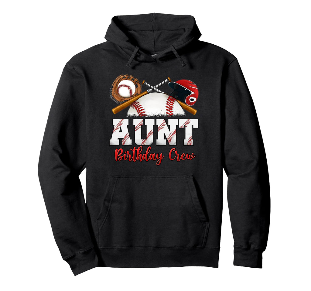 Baseball Birthday Party Sports Hoodie - Fun Novelty Design for Adults - T-Shirt, Sweatshirt, Hoodie