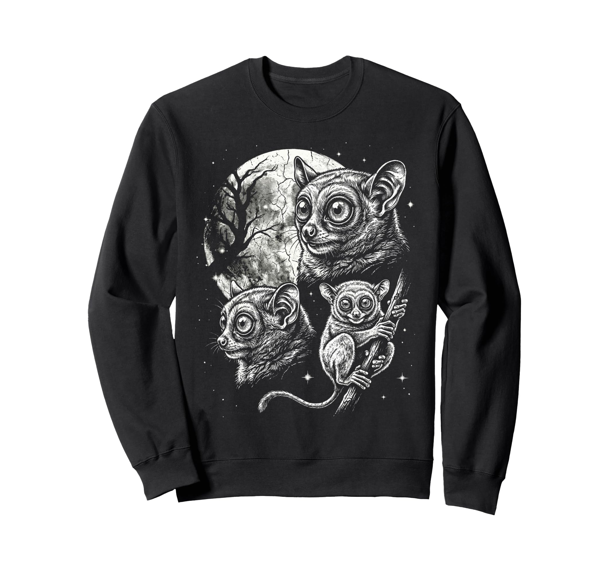 Tarsier 90S Aesthetic Y2K Tarsier Sweatshirt - Minimalist Print Unisex - T-Shirt, Sweatshirt, Hoodie