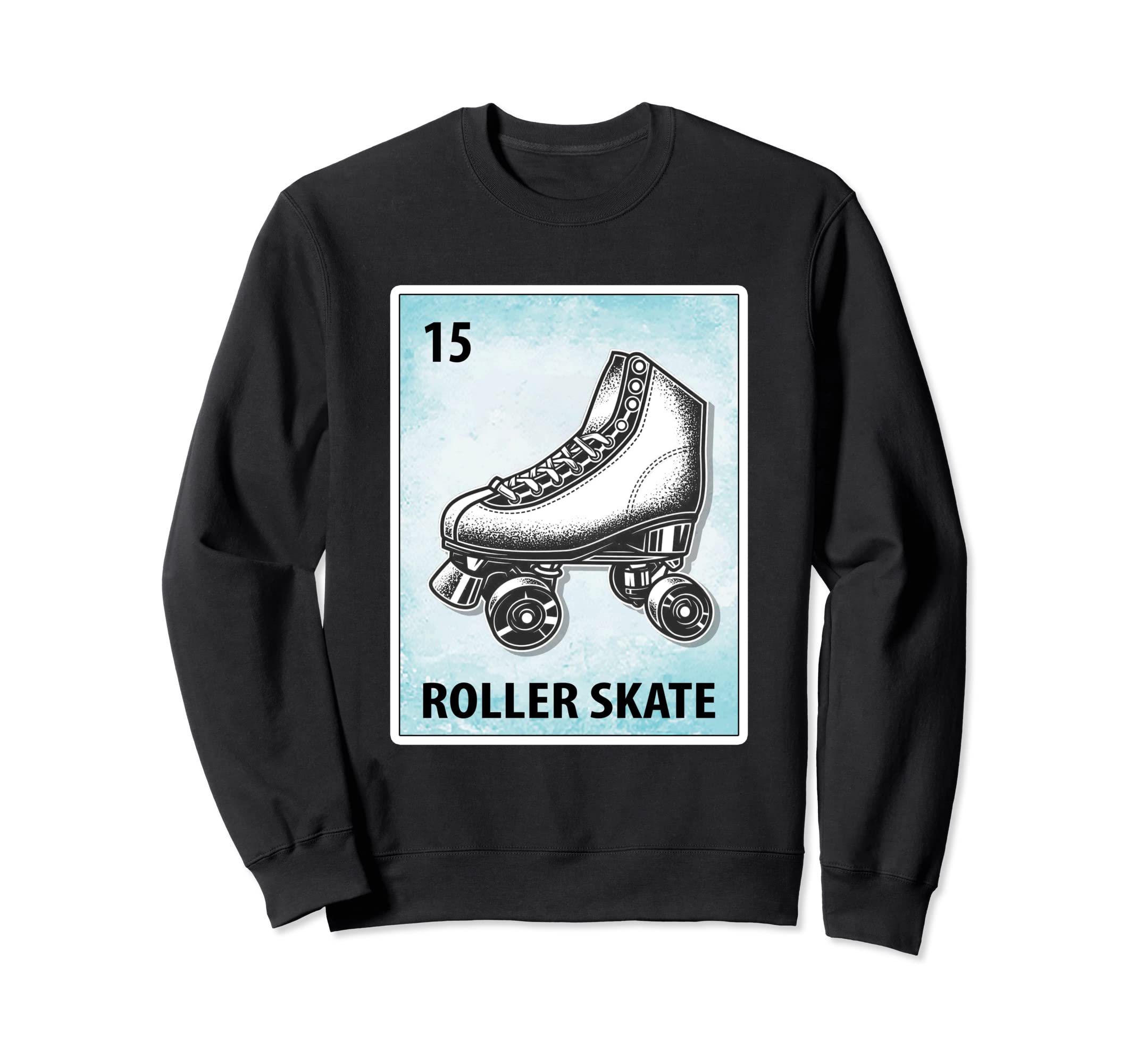 Roller Skate Mexican Cards Sweatshirt - Trendy Graphic for Adults - T-Shirt, Sweatshirt, Hoodie