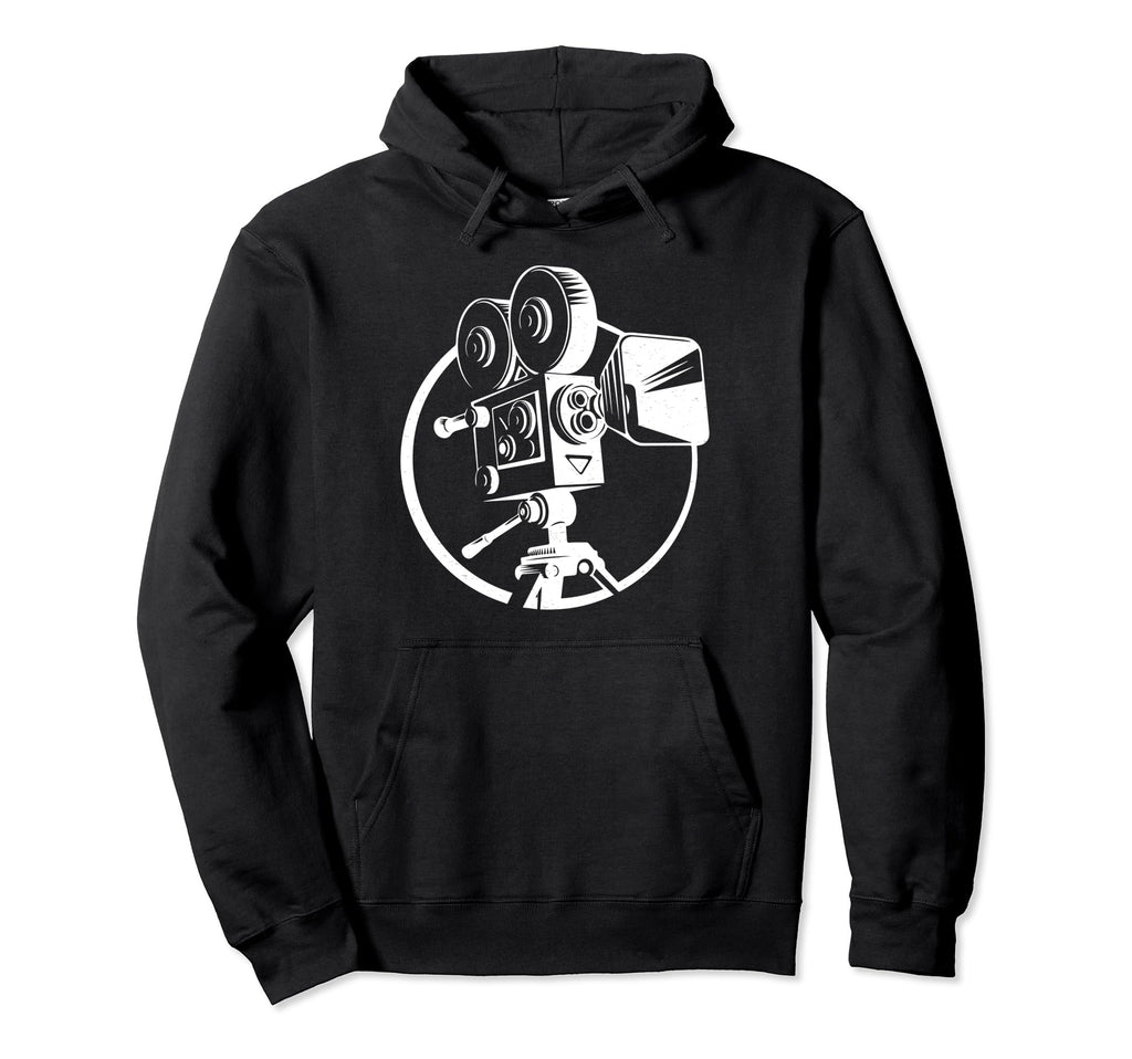 Film Lover 35Mm 70Mm Movie Camera Hoodie - Novelty Apparel for Adults - T-Shirt, Sweatshirt, Hoodie
