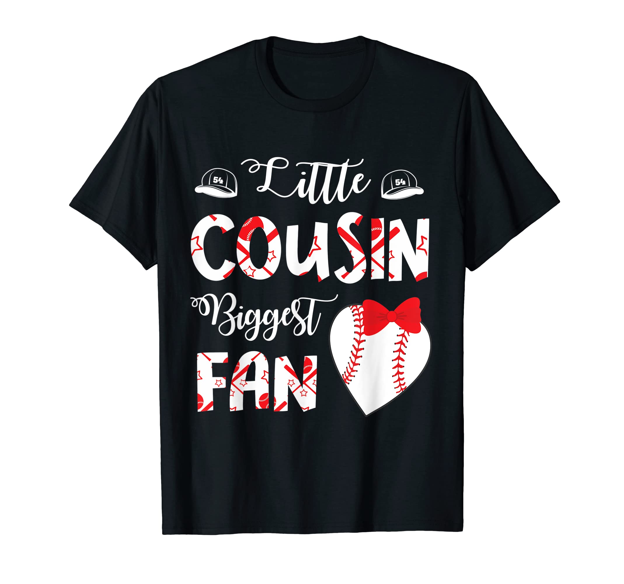 Big Baseball Heart Little Cousin T-Shirt - Aesthetic Graphic Men Women - T-Shirt, Sweatshirt, Hoodie