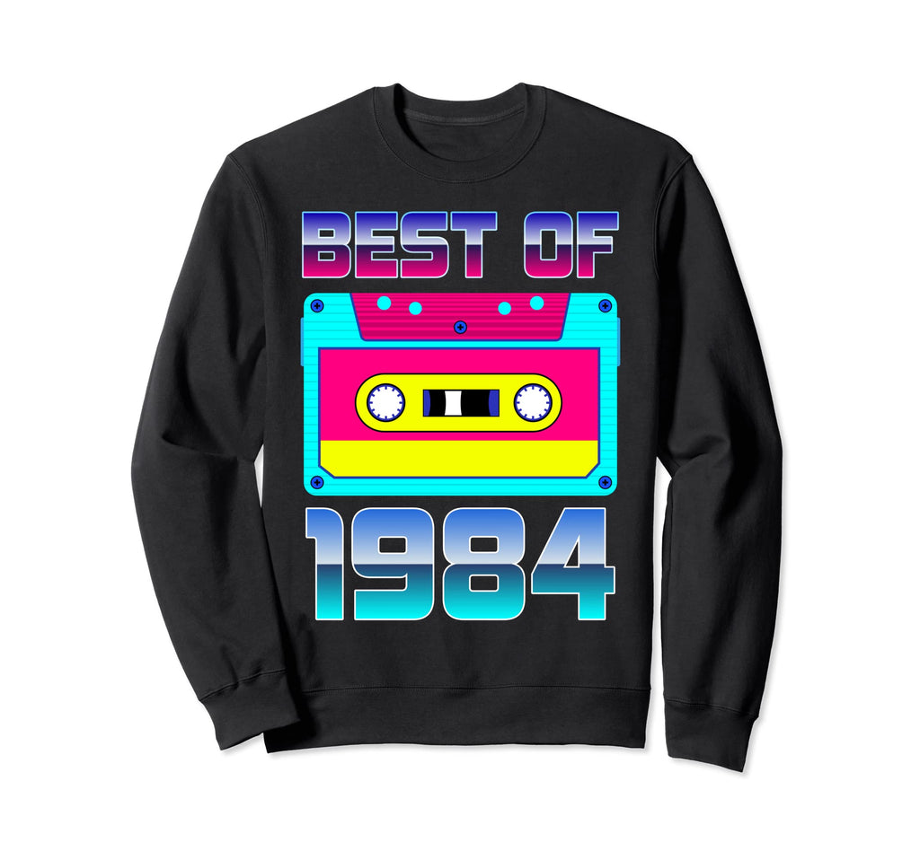 Best 1984 Futuristic Cassette Tape Sweatshirt - Minimalist Print Unisex - T-Shirt, Sweatshirt, Hoodie