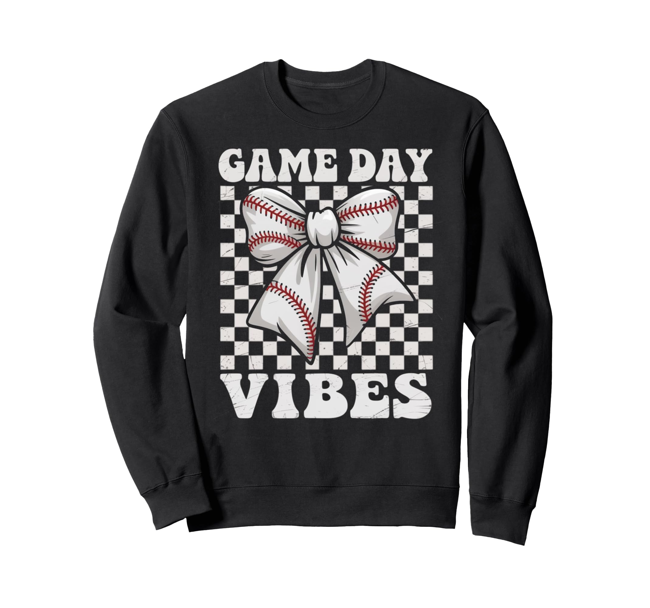 Game Day Vibes Coquette Bow Sweatshirt - Fun Novelty Design for Adults - T-Shirt, Sweatshirt, Hoodie