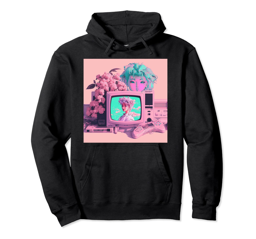 Vaporwave Aesthetic 90S Egirl Japanese Hoodie - Aesthetic Graphic Unisex - T-Shirt, Sweatshirt, Hoodie