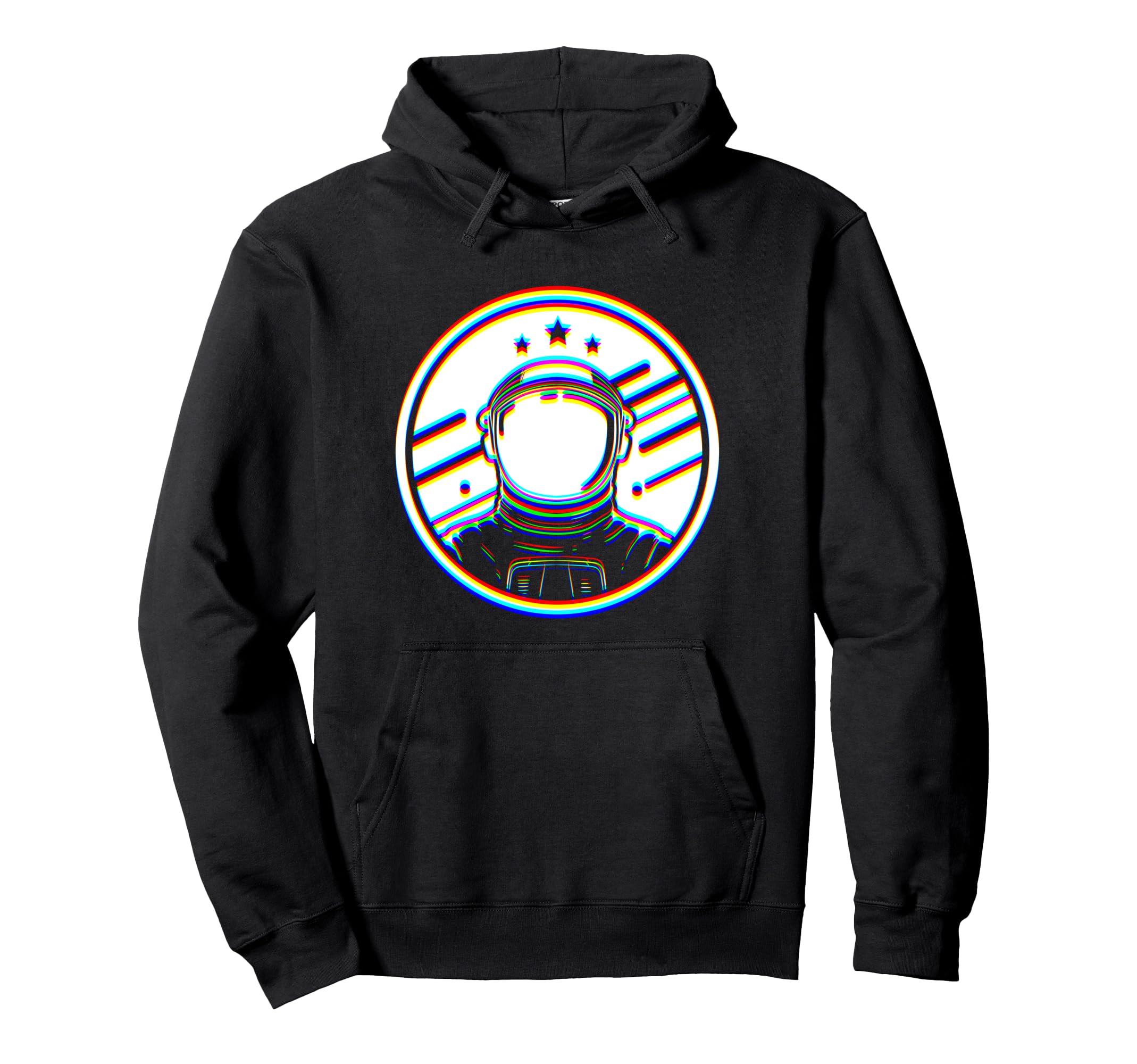 Glitch Art Edm Rave Optical Illusion Hoodie - Graphic Print Unisex - T-Shirt, Sweatshirt, Hoodie
