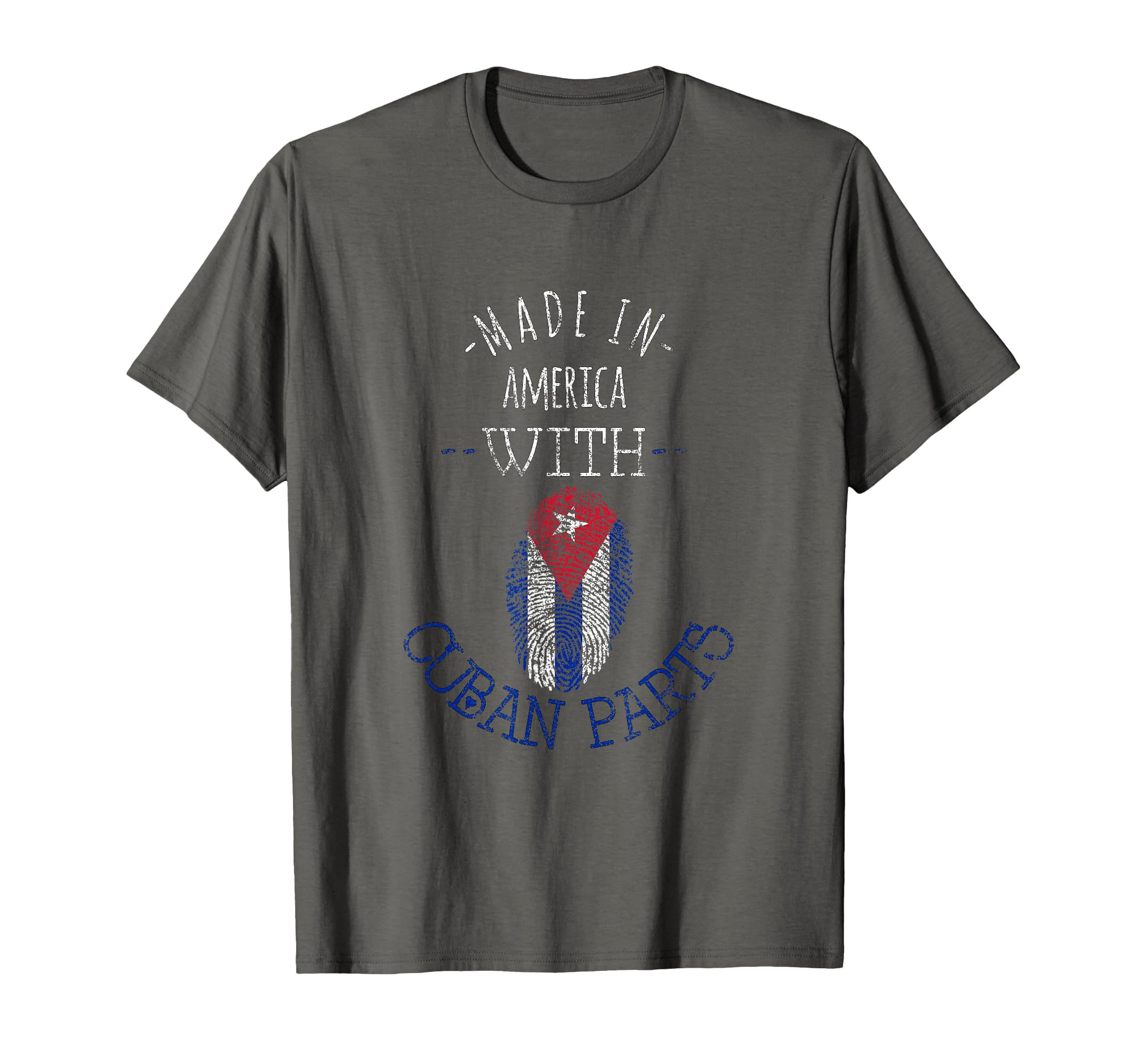 Cuban Distressed Made America W Cuban T-Shirt - Streetwear Style Unisex - T-Shirt, Sweatshirt, Hoodie
