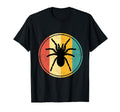 Spider Silhouette Stripes Halloween T-Shirt - Fun Novelty Design Unisex - T-Shirt, Sweatshirt, Hoodie