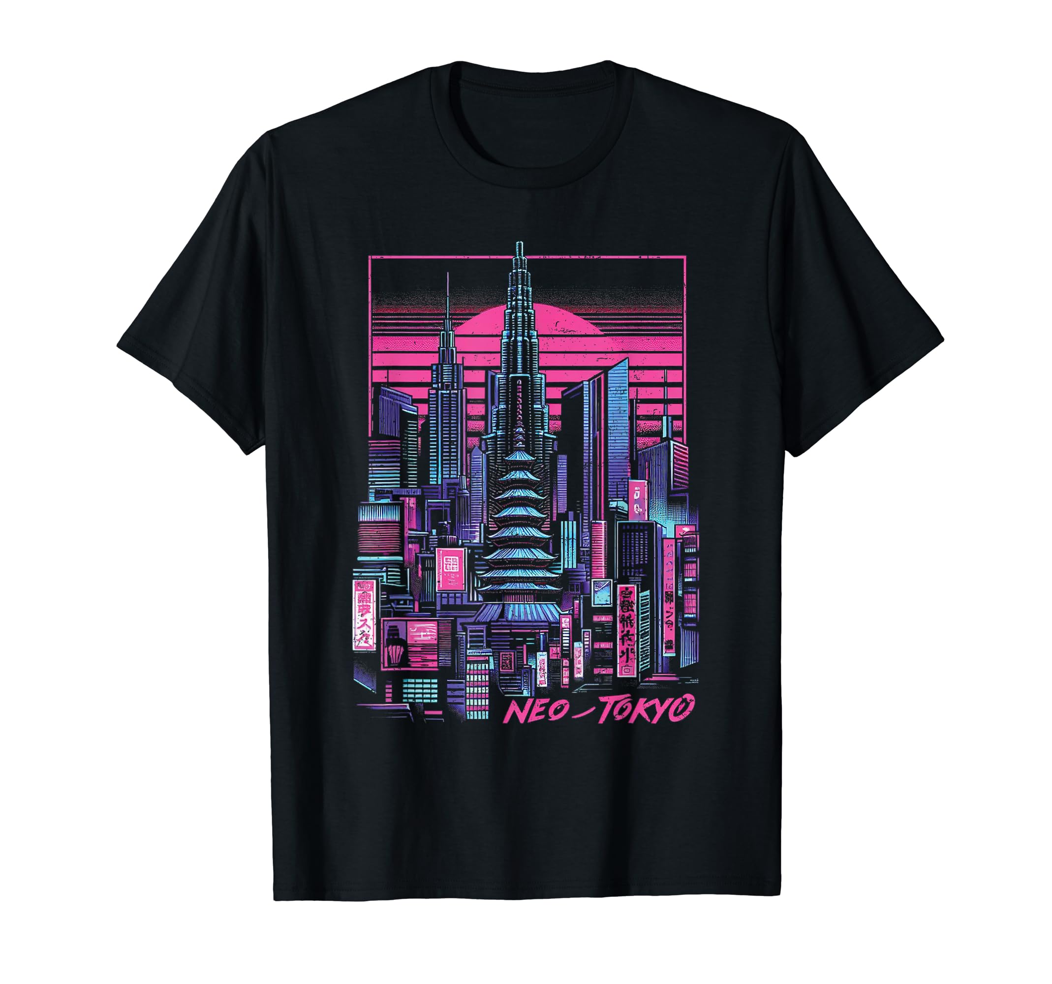 Neo Tokyo Japan Japanese Vaporwave T-Shirt - Streetwear Style for Adults - T-Shirt, Sweatshirt, Hoodie