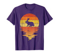 Bunny 70S Sunset Rabbit T-Shirt - Novelty Apparel Men Women - T-Shirt, Sweatshirt, Hoodie