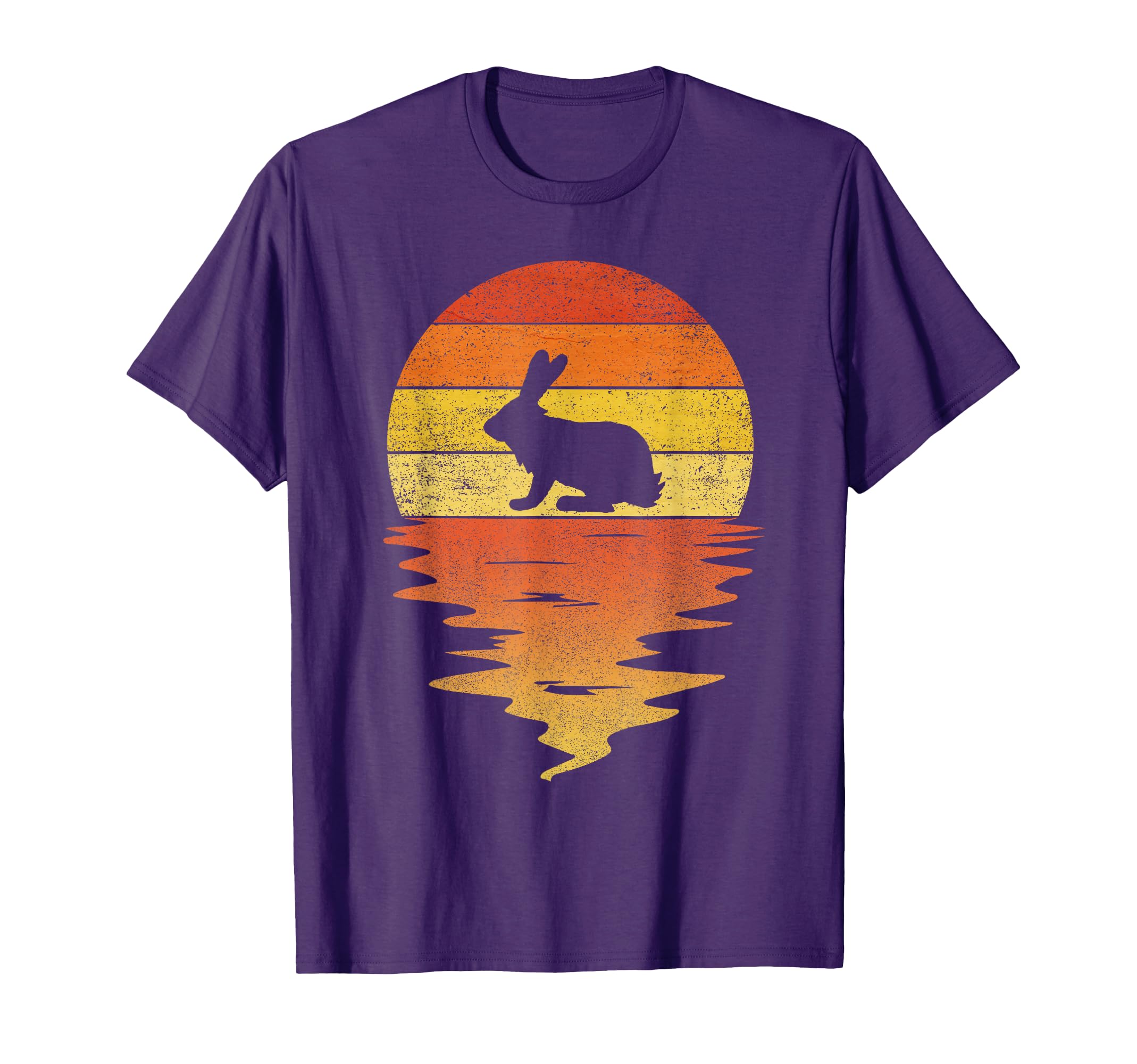 Bunny 70S Sunset Rabbit T-Shirt - Novelty Apparel Men Women - T-Shirt, Sweatshirt, Hoodie