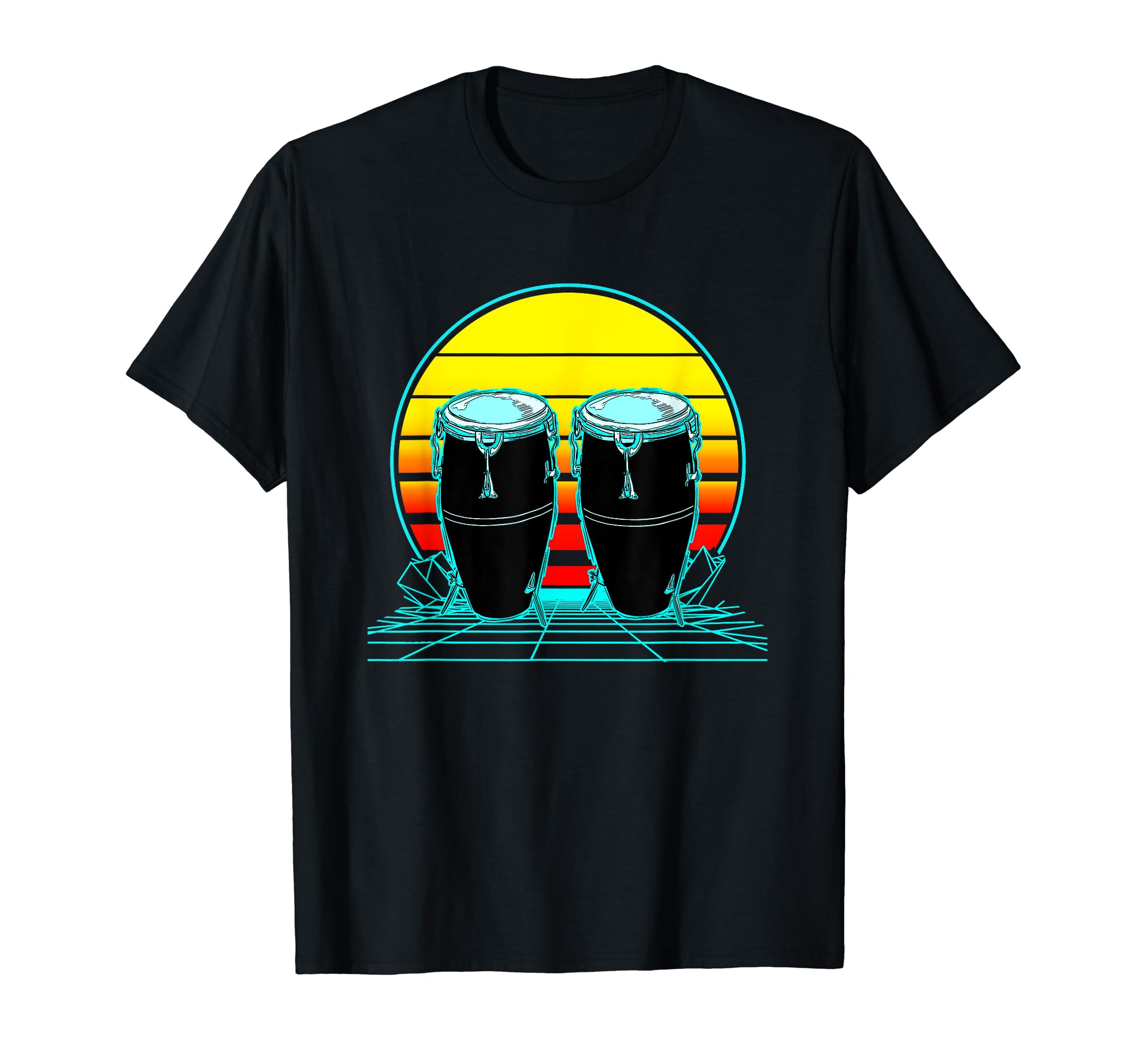 Sunset Conga T-Shirt - Custom Art Print Unisex - T-Shirt, Sweatshirt, Hoodie