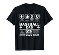 Baseball Dad Funny Contents Sports T-Shirt - Graphic Print for Adults - T-Shirt, Sweatshirt, Hoodie