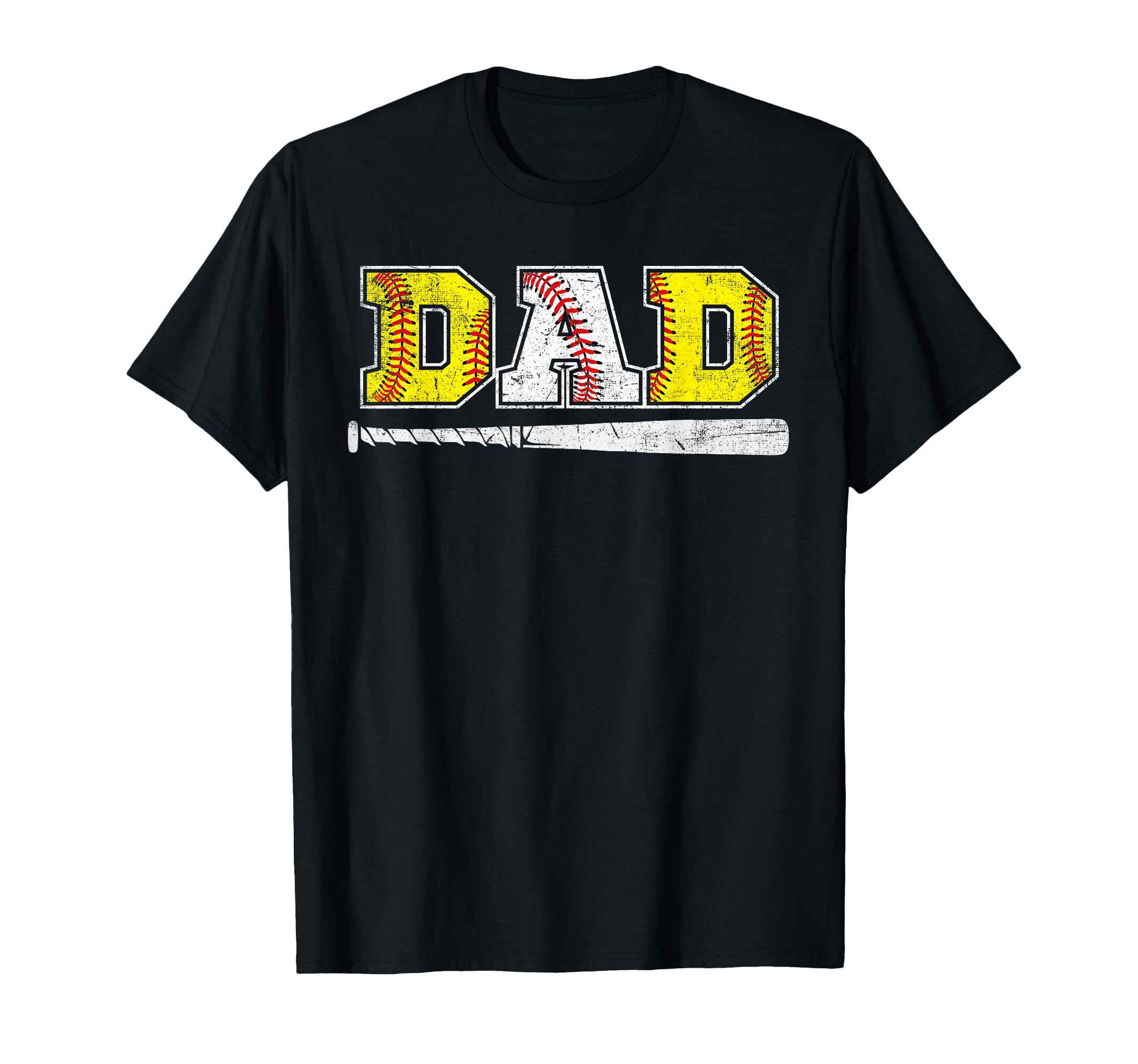 Baseball Dad Softball Fathers Day Daddy T-Shirt - Trendy Graphic Unisex - T-Shirt, Sweatshirt, Hoodie