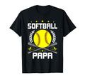 Baseball And Softball Lover Papa Gift Hoodie - Novelty Apparel for Adults - T-Shirt, Sweatshirt, Hoodie