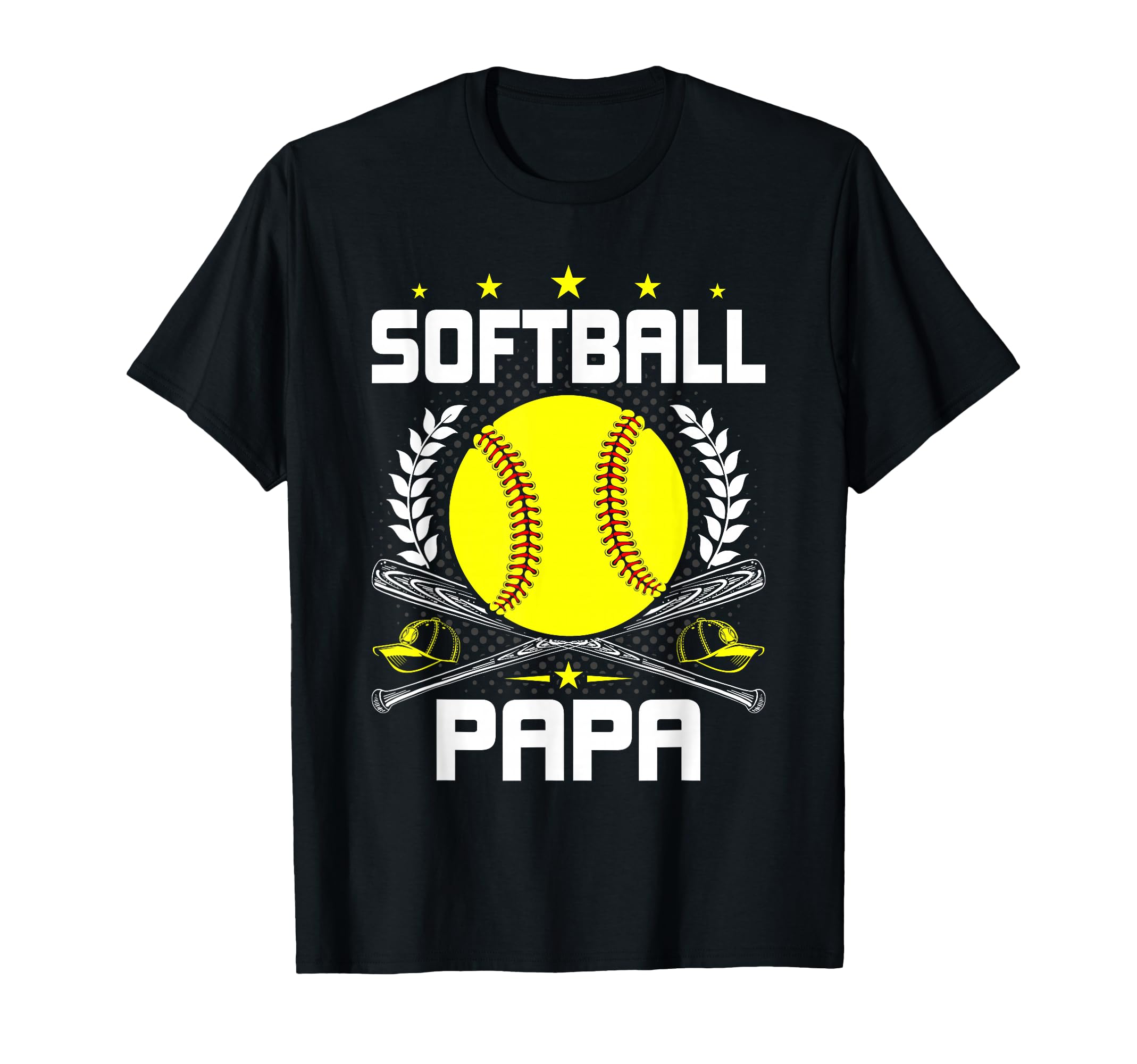Baseball And Softball Lover Papa Gift Hoodie - Novelty Apparel for Adults - T-Shirt, Sweatshirt, Hoodie