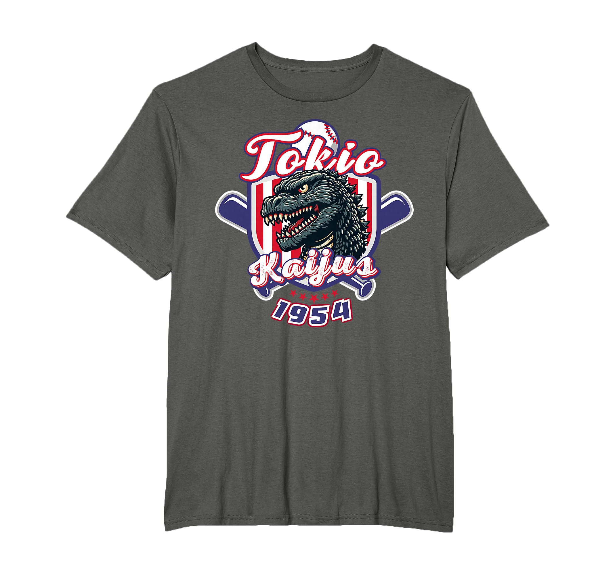 Team Kaijus 1954 Baseball Japanese T-Shirt - Casual Everyday Wear Unisex - T-Shirt, Sweatshirt, Hoodie