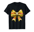 Coquette Bow Disco Ball Softball T-Shirt - Novelty Apparel Men Women - T-Shirt, Sweatshirt, Hoodie