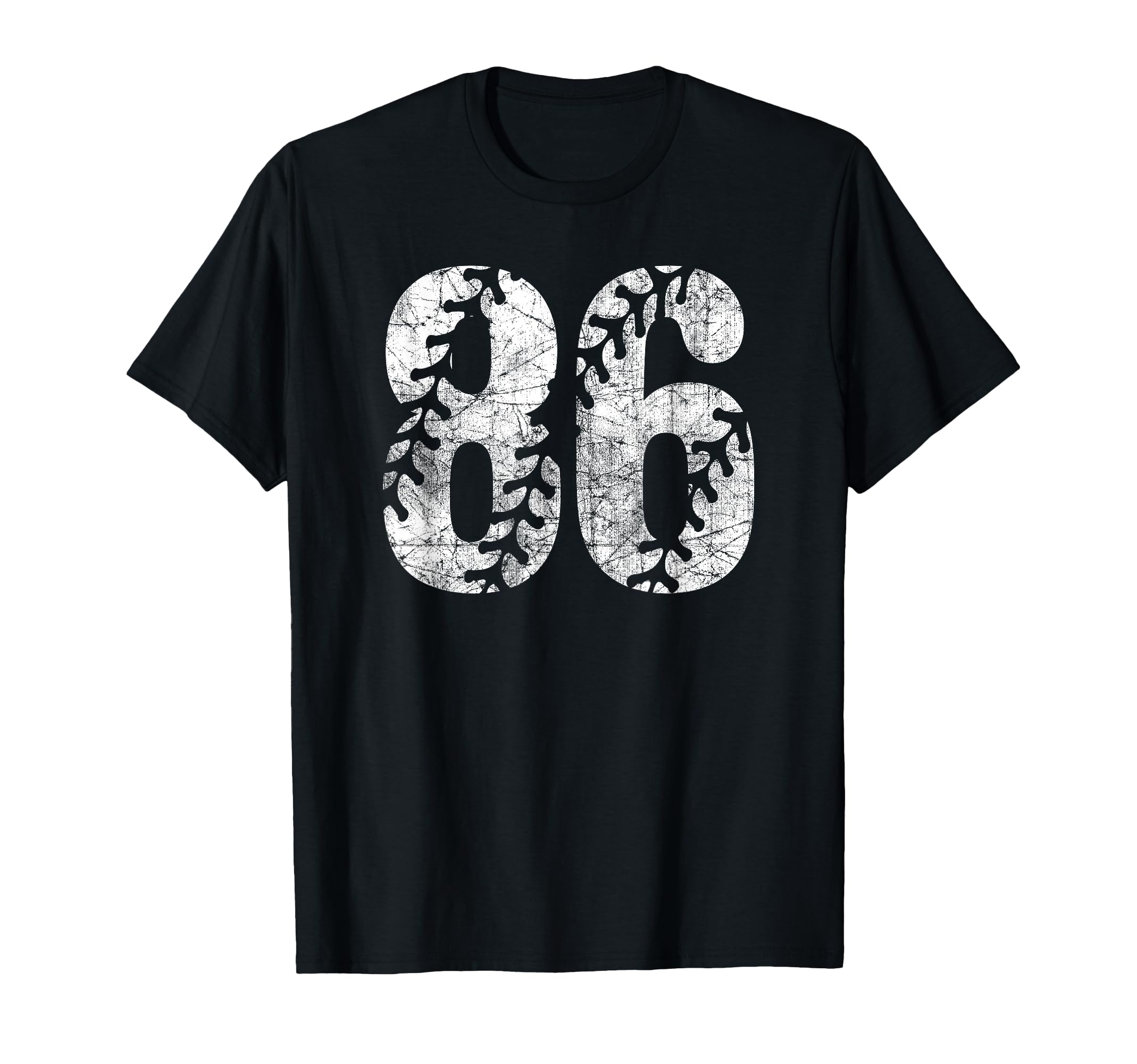 Baseball Softball Mom 86 Number 86 T-Shirt - Custom Art Print Unisex - T-Shirt, Sweatshirt, Hoodie
