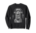 Y2K Grunge Easter Island Head Sweatshirt - Custom Art Print Men Women - T-Shirt, Sweatshirt, Hoodie