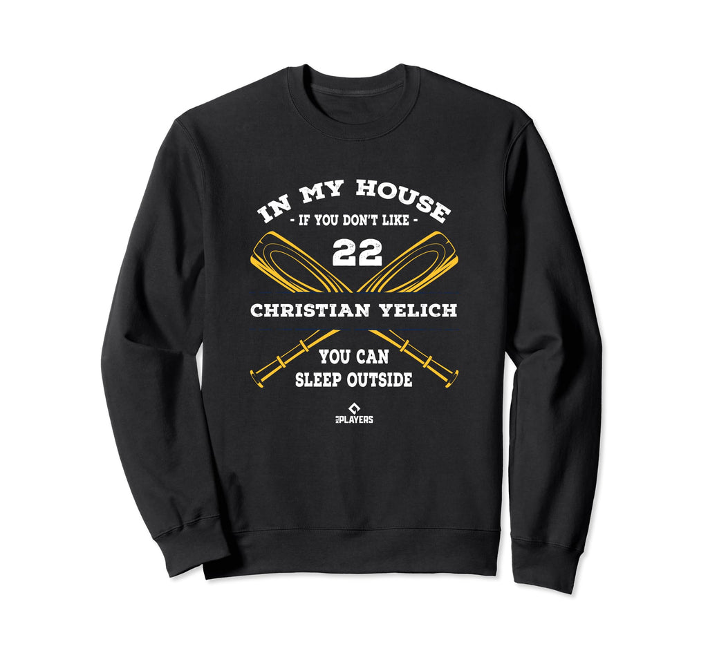 My House Christian Yelich Fans Sweatshirt - Minimalist Print for Adults - T-Shirt, Sweatshirt, Hoodie