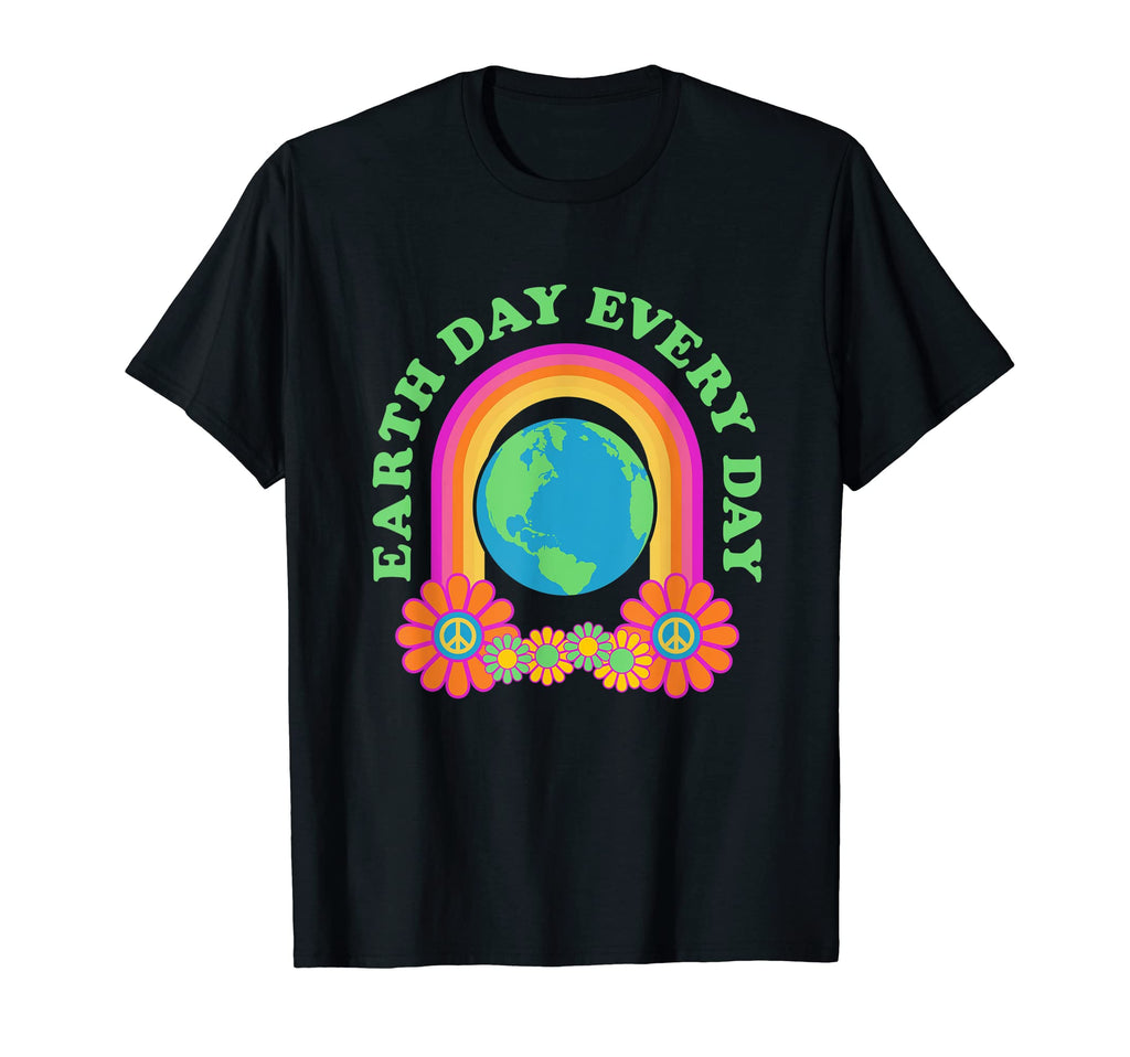 Earth Day Every Day Peace Love T-Shirt - Fun Novelty Design for Adults - T-Shirt, Sweatshirt, Hoodie