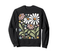 Wildflowers Flowers Pattern Summer Sweatshirt - Trendy Graphic Unisex - T-Shirt, Sweatshirt, Hoodie