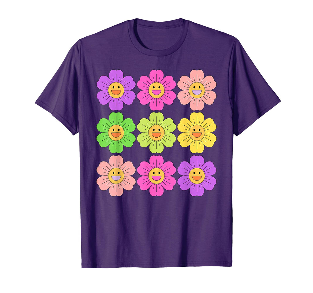 Hippie Flower Power Kawaii Flowers T-Shirt - Aesthetic Graphic for Adults - T-Shirt, Sweatshirt, Hoodie
