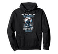 My Son Will Be Waiting You Home Baseball Hoodie - Aesthetic Graphic Unisex - T-Shirt, Sweatshirt, Hoodie
