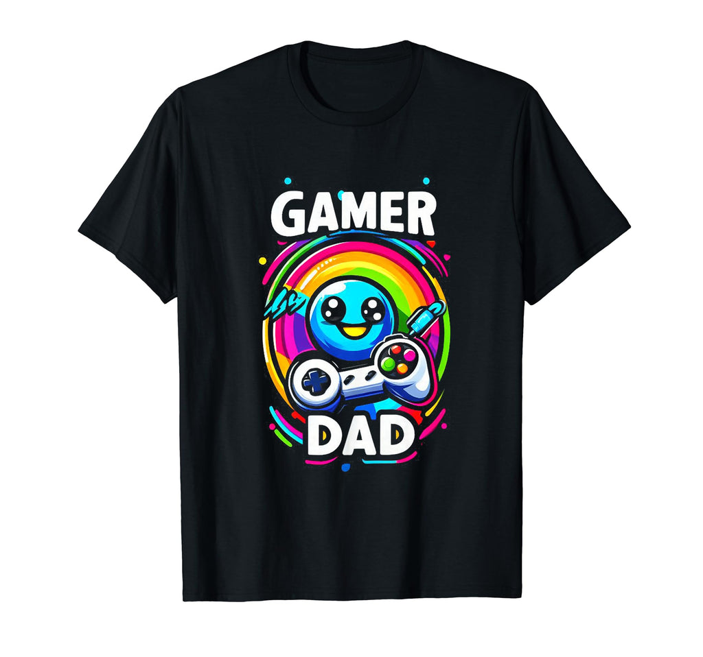 Gamer Dad Game Controller Gaming T-Shirt - Casual Everyday Wear Men Women - T-Shirt, Sweatshirt, Hoodie