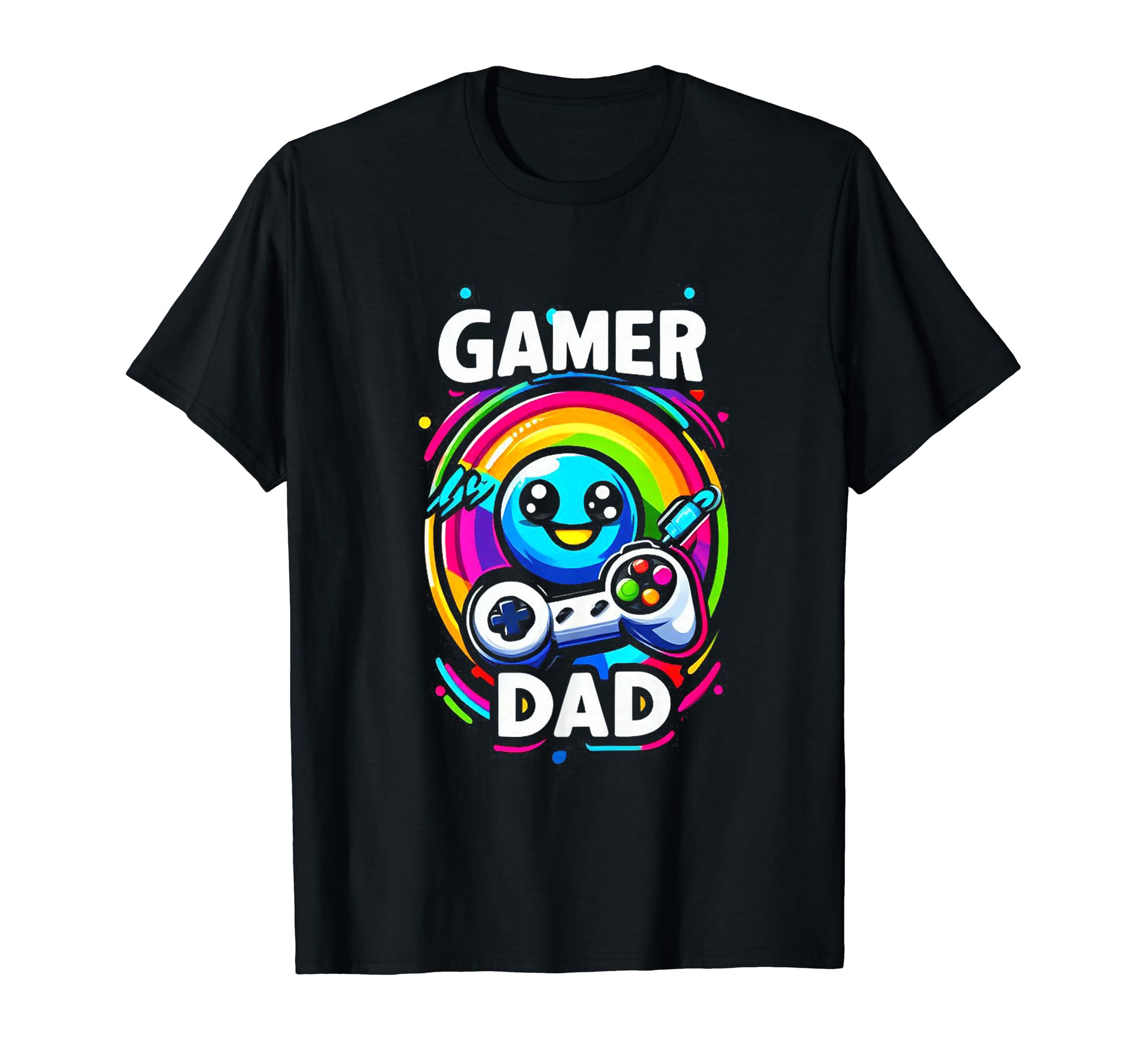 Gamer Dad Game Controller Gaming T-Shirt - Casual Everyday Wear Men Women - T-Shirt, Sweatshirt, Hoodie