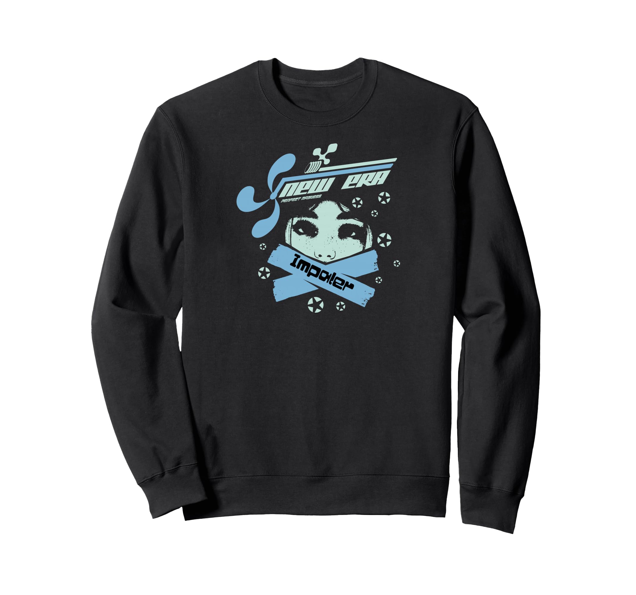 Y2K Impaler Bold Urban Graffiti Sweatshirt - Minimalist Print for Adults - T-Shirt, Sweatshirt, Hoodie