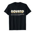 Novato California Stripes T-Shirt - Minimalist Print for Adults - T-Shirt, Sweatshirt, Hoodie