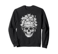Skull Cat Skeleton Kitty Kitten Gothic Sweatshirt - Unique Graphic Unisex - T-Shirt, Sweatshirt, Hoodie