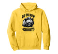 Cowboy Opossum Go Now Git Hoodie - Minimalist Print for Adults - T-Shirt, Sweatshirt, Hoodie