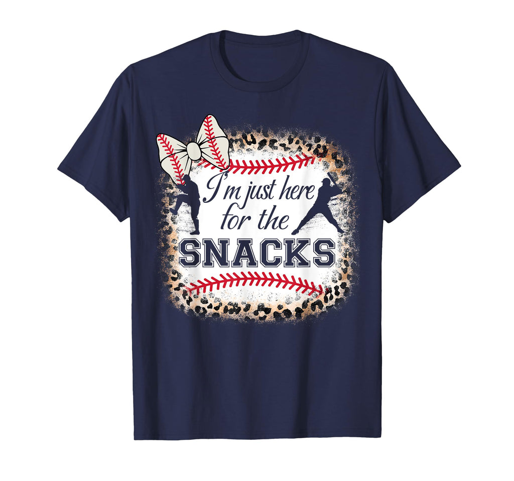 Baseball Im Just Here Snacks Funny T-Shirt - Graphic Print for Adults - T-Shirt, Sweatshirt, Hoodie