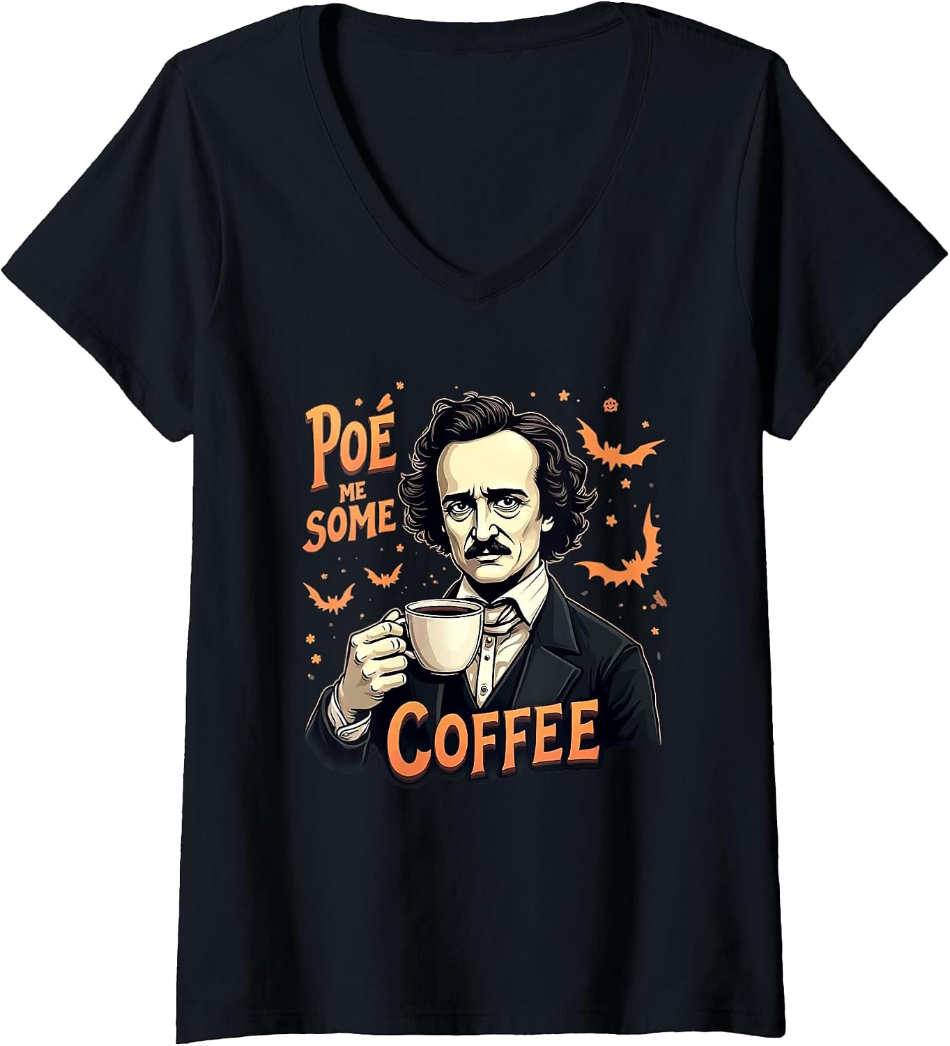 Great Coffee Edgar Allan Sayings Merch - Adult & Kids T-Shirts, Sweatshirts & Hoodies apparel design preview 1