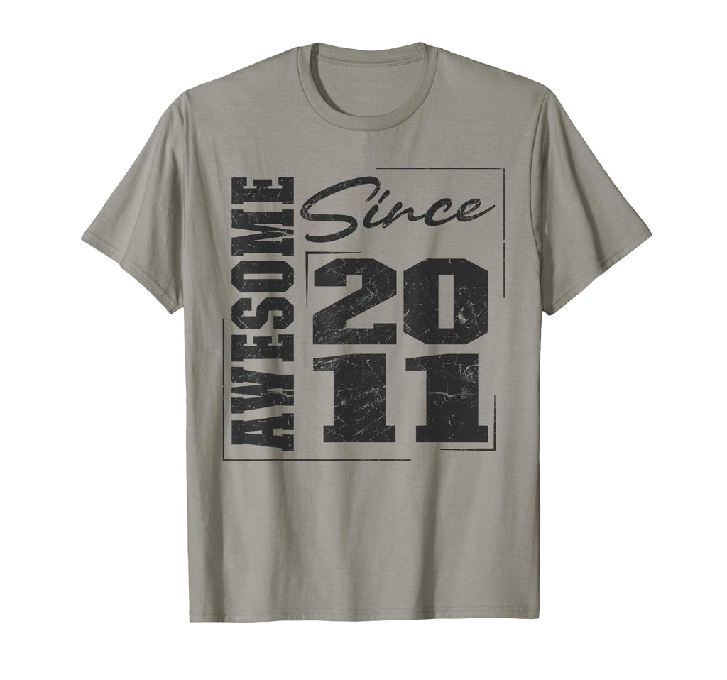 Born 2011 Varsity Awesome Since 2011 T-Shirt - Trendy Graphic Men Women - T-Shirt, Sweatshirt, Hoodie