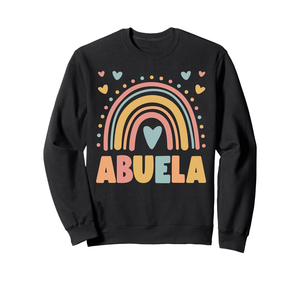 Abuela Birthday Boho Rainbow Sweatshirt - Custom Art Print for Adults - T-Shirt, Sweatshirt, Hoodie