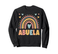 Abuela Birthday Boho Rainbow Sweatshirt - Custom Art Print for Adults - T-Shirt, Sweatshirt, Hoodie