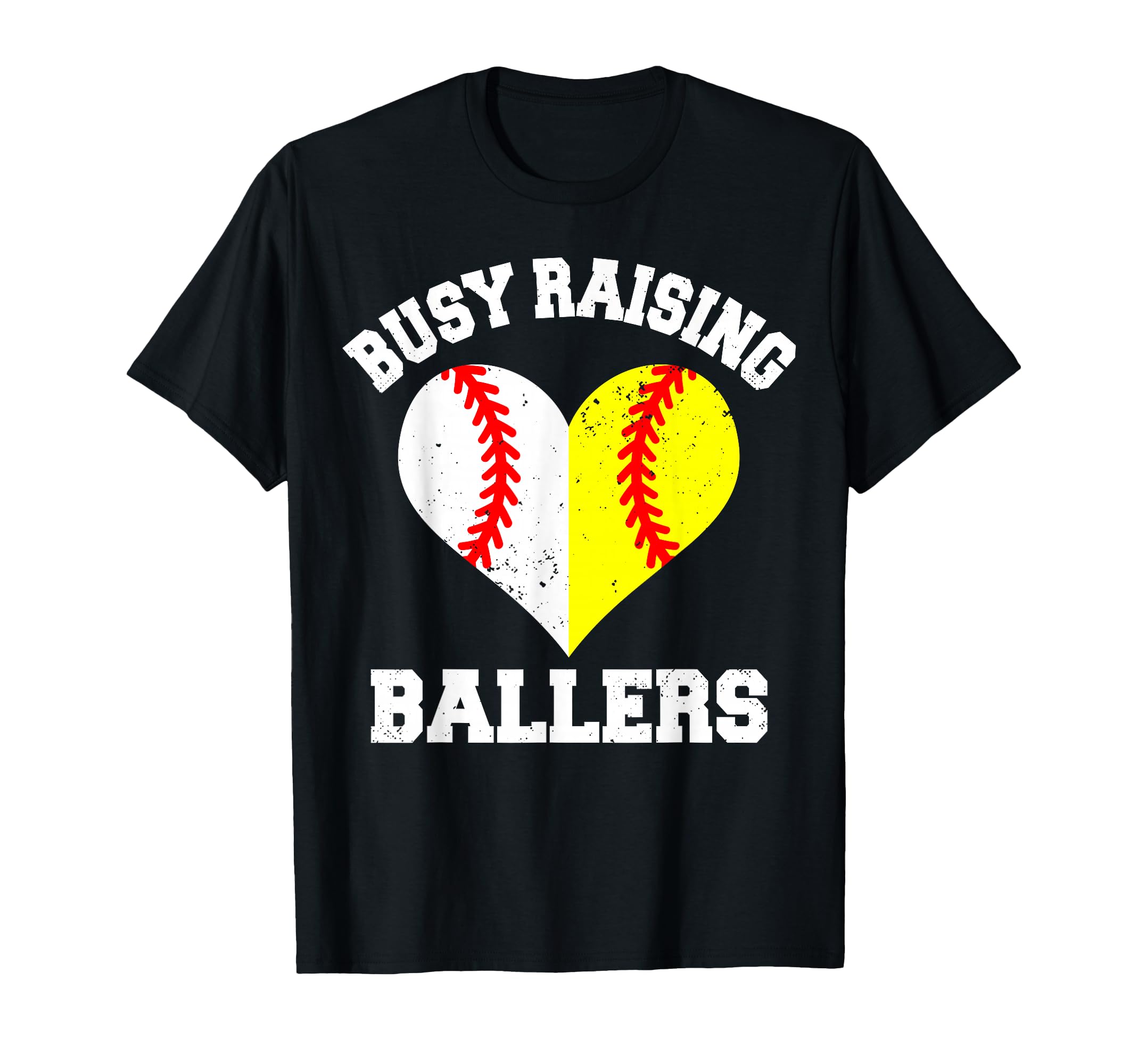 Busy Raising Ballers Baseball Softball T-Shirt - Trendy Graphic Men Women - T-Shirt, Sweatshirt, Hoodie