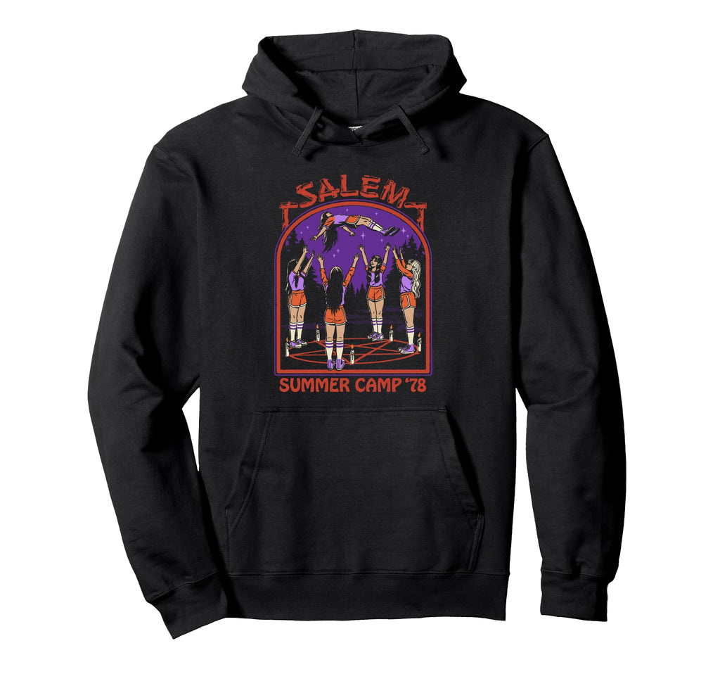 Steven Rhodes Salem Witch Summer Camp Hoodie - Minimalist Print for Adults - T-Shirt, Sweatshirt, Hoodie