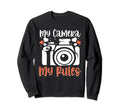 Photo Camera Photographer Flash Sweatshirt - Fun Novelty Design for Adults - T-Shirt, Sweatshirt, Hoodie