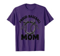 Proud Baseball Mom T-Shirt - Graphic Print Unisex - T-Shirt, Sweatshirt, Hoodie