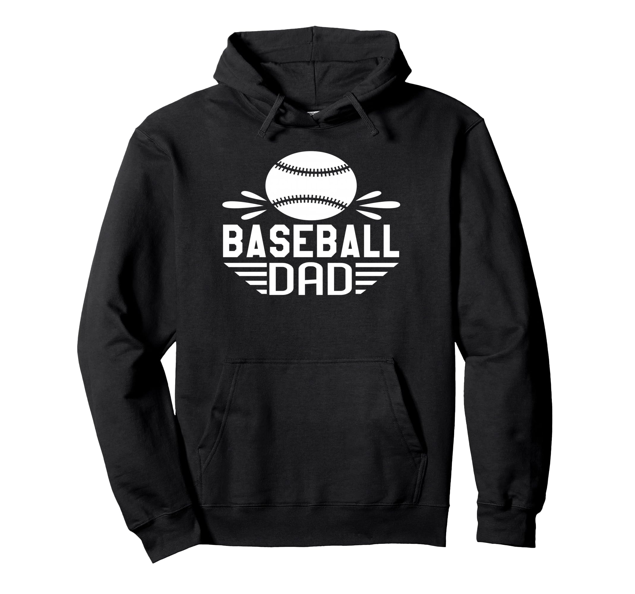Baseball Dad Family Sports Fan Fathers Day Hoodie - Unique Graphic Unisex - T-Shirt, Sweatshirt, Hoodie