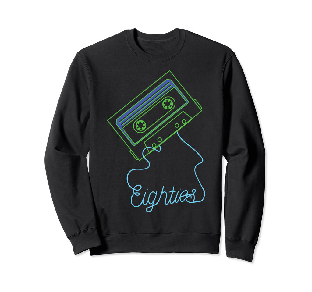 Oldschool Cassette Tape 80S 90S Sweatshirt - Minimalist Print Men Women - T-Shirt, Sweatshirt, Hoodie