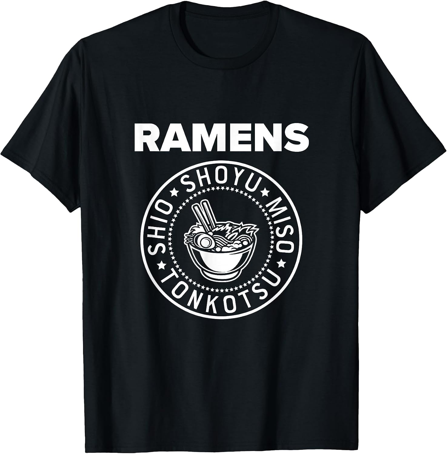 Vintage 70's Punk Rock Otaku Foodie Shop - Adult & Kids T-Shirts, Sweatshirts & Hoodies apparel design preview 1