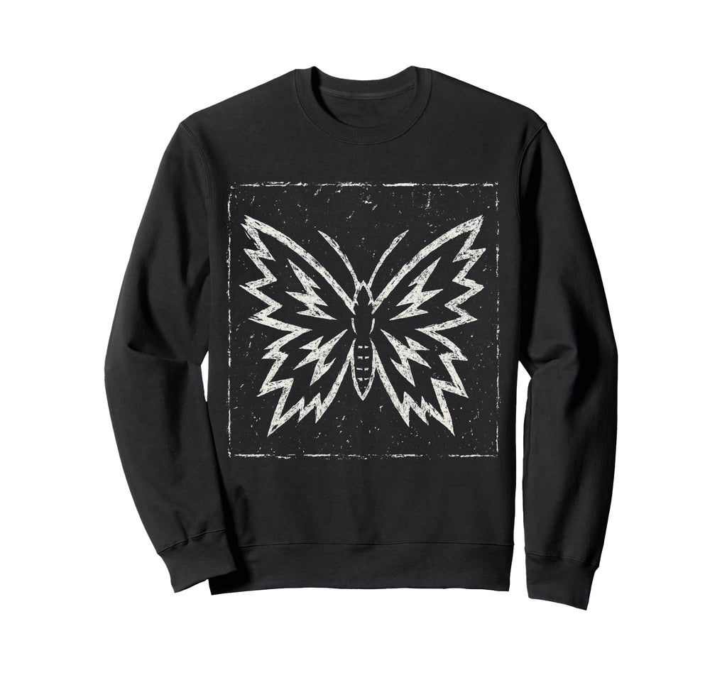 Punk Butterfly Analog Goth Emo Alt Sweatshirt - Novelty Apparel Men Women - T-Shirt, Sweatshirt, Hoodie